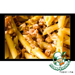 Рецепт Пеннэ с лососем и орехами (Penne con salmone e noci)