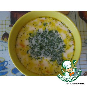 Рецепт Суп из плавленного сыра