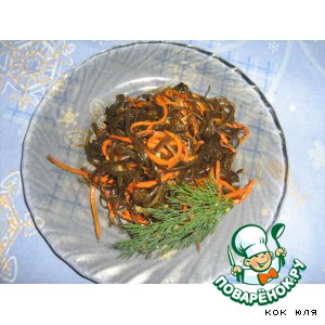 Рецепт Морская капуста по-корейски
