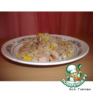 Рецепт Рис по-генуэзски с кукурузой