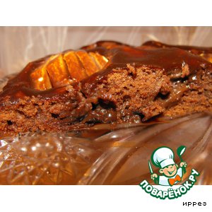 Рецепт Шоколадно-яблочный пирог