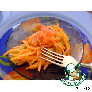Рецепт Салат из моркови и болгарского перца
