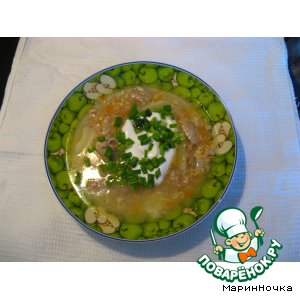 Рецепт Суп с овсянкой
