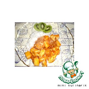 Рецепт Курица с ананасом в кисло-сладком соусе