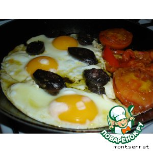 Рецепт Морсийя, жаренная с яйцами