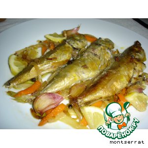 Рецепт Скумбрия в маринаде ескабече (escabeche)