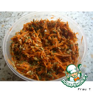 Рецепт Морковный салат с семечками