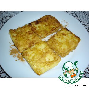 Рецепт Десерт "Молоко жареное"- Leche frita