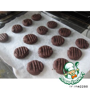 Рецепт Шоколадно-малиновое печенье