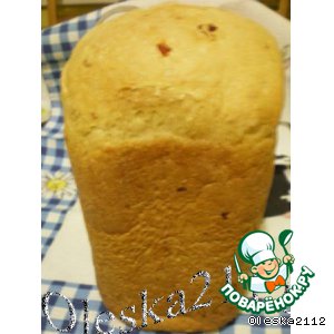 Рецепт Хлеб пшеничный тыквенно-клюквенный