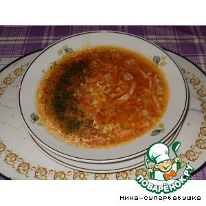 Рецепт Суп с куриной печенкой