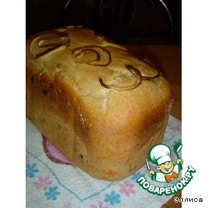 Рецепт Хлеб с сыром, луком и чесноком