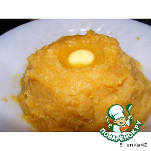 Рецепт Пюре из сладкого картофеля - батат и тыквы