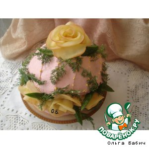 Рецепт Закусочный торт "Подарочная шкатулка"