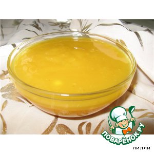 Рецепт Lemon curd / Лимонный курд