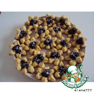 Рецепт Десертное печенье "Волшебные цветы"
