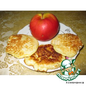 Рецепт: Ленивые пирожочки с яблоками