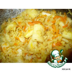 Рецепт Плов с кальмарами