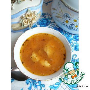 Рецепт Суп из трески с томатами