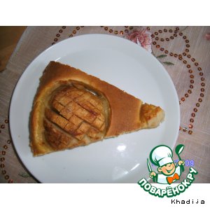 Рецепт Яблочный торт с марципаном и корицей
