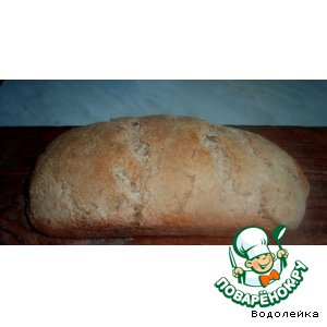 Рецепт: Пшенично-ржаной хлеб на закваске
