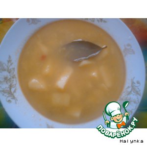 Рецепт: Суп диетический горохово-капустный