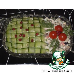 Рецепт Салат "Черная курица"