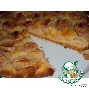 Рецепт Яблочный пирог "Карамелька"