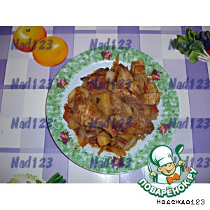 Рецепт Солянка с маринованными куриными крылышками