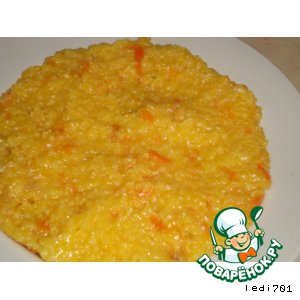 Porridge corn vegetable