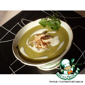 Рецепт Суп-пюре из зеленого гороха