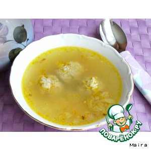 Рецепт Рисовый суп с фрикадельками