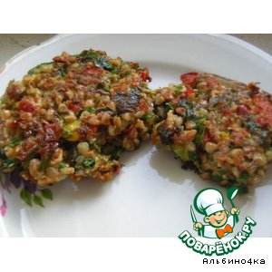 Рецепт Котлеты с гречкой и овощами