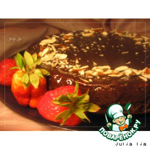 Рецепт Шоколадно-ореховый торт без муки