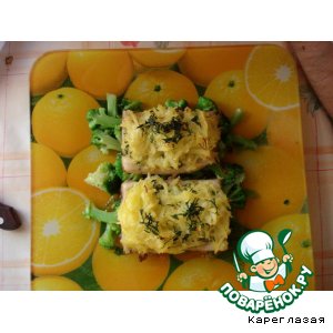 Рецепт Рыба с хрустящей картофельной корочкой