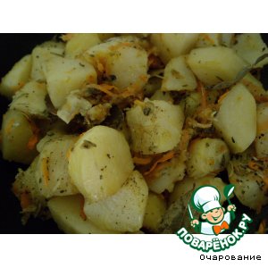 Рецепт: Картофель, запеченный в духовке