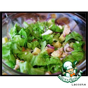 Рецепт Куриный салат с сыром