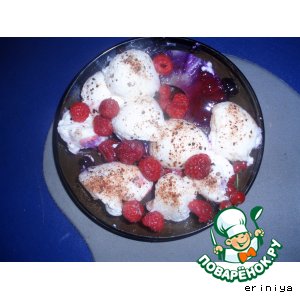 Рецепт Ванильное суфле с ягодами