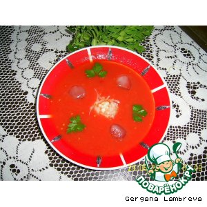 Рецепт Холодный томатный суп