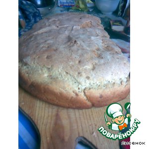 Рецепт Домашний хлеб из ржаной муки с чесноком