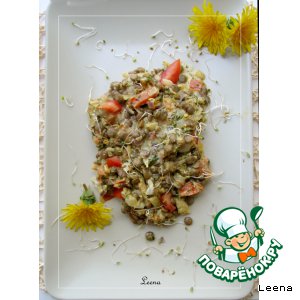 Рецепт Чечевица со сливками и имбирем
