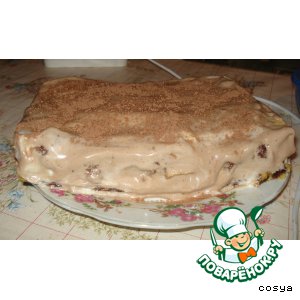 Рецепт: Бисквитный торт Сама нежность