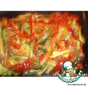 Рецепт Жареные овощи по-корейски для поваренка lasabrosa