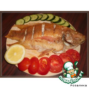 Рецепт Жареная рыбка Тилапия (Tilapia)