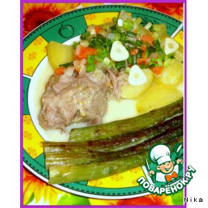 Рецепт Свинина в сметанном соусе