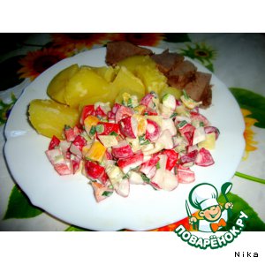 Рецепт Овощной салат к мясу