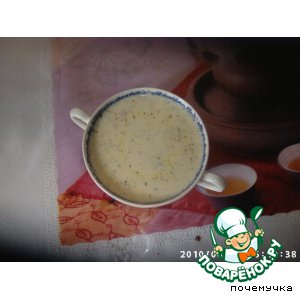 Рецепт Cырный суп с сосисками