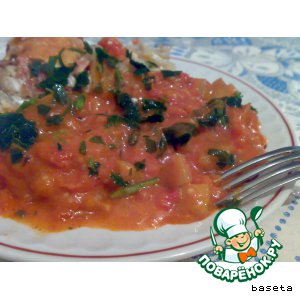 Рецепт Баклажаны в томатно-молочном соусе