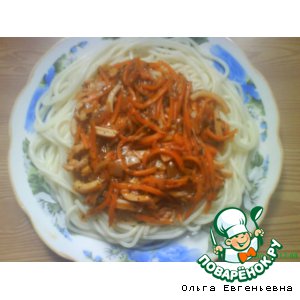 Рецепт Спагетти с соусом  «Тифани»