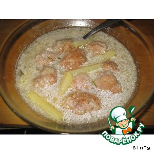 Рецепт Суп с фрикадельками "Вкуснятина"